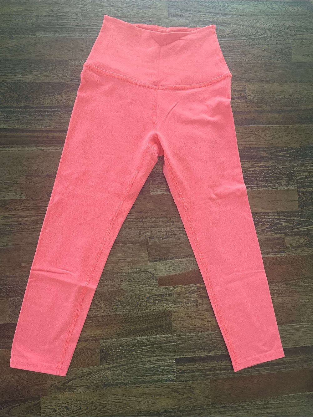 Beyond Yoga High-Waist Coral Pink Leggings